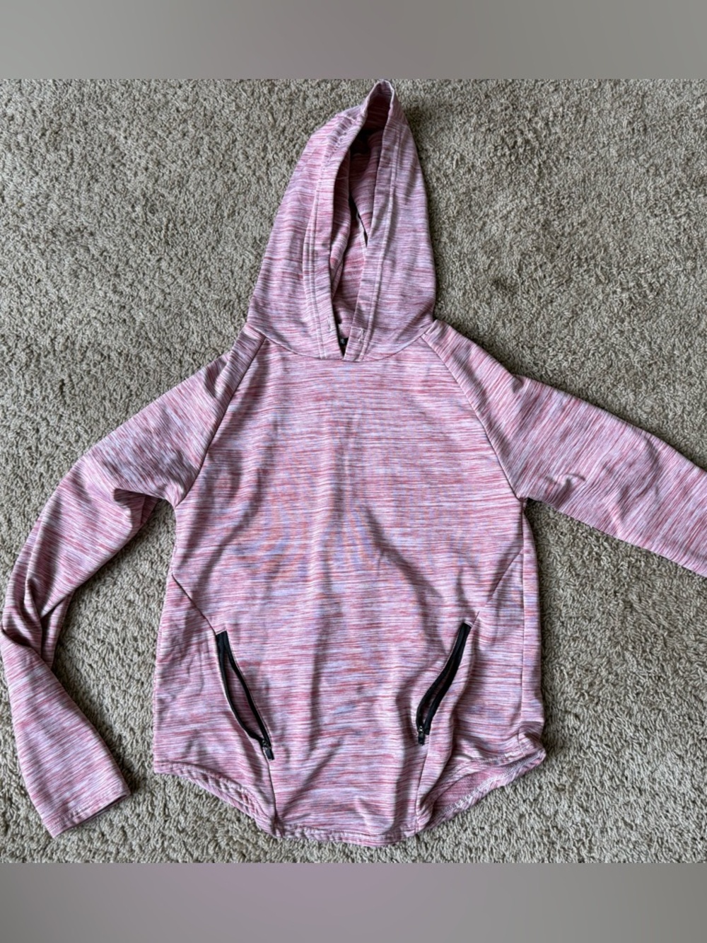 🎀3/$25🎀 one 5 one Women’s Pink Space-Dye Hooded Pullover